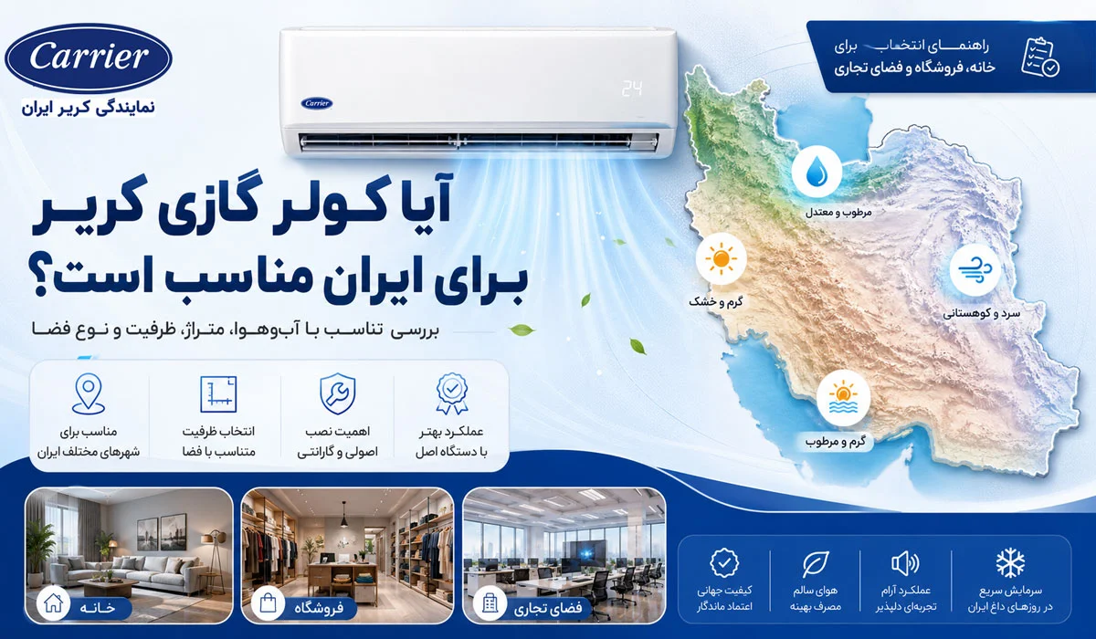 آیا کولر گازی کریر برای ایران مناسب است