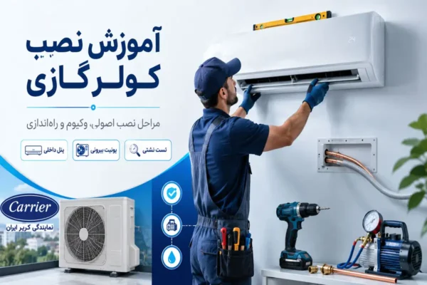 آموزش نصب کولرگازی