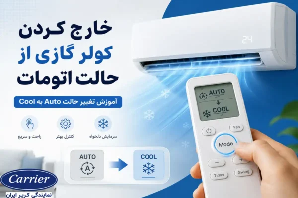 خارج کردن کولر گازی از حالت اتومات