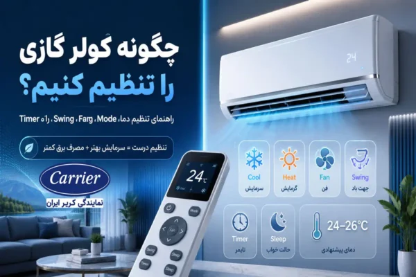 چگونه کولرگازی را تنظیم کنیم
