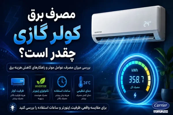 مصرف برق کولر گازی چقدر است